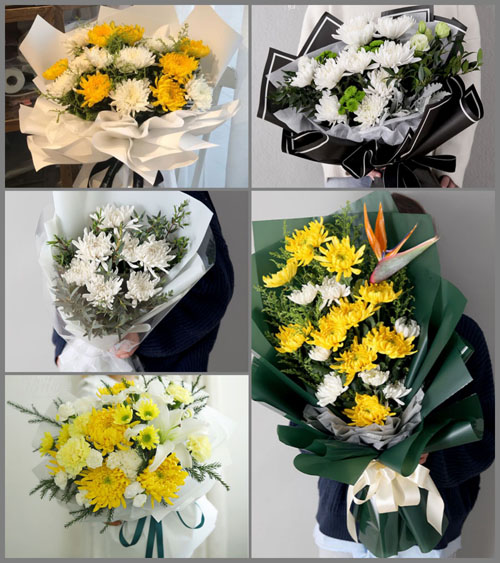 安徽滁州市南谯区黄泥岗镇张浦郢村白事花束代送